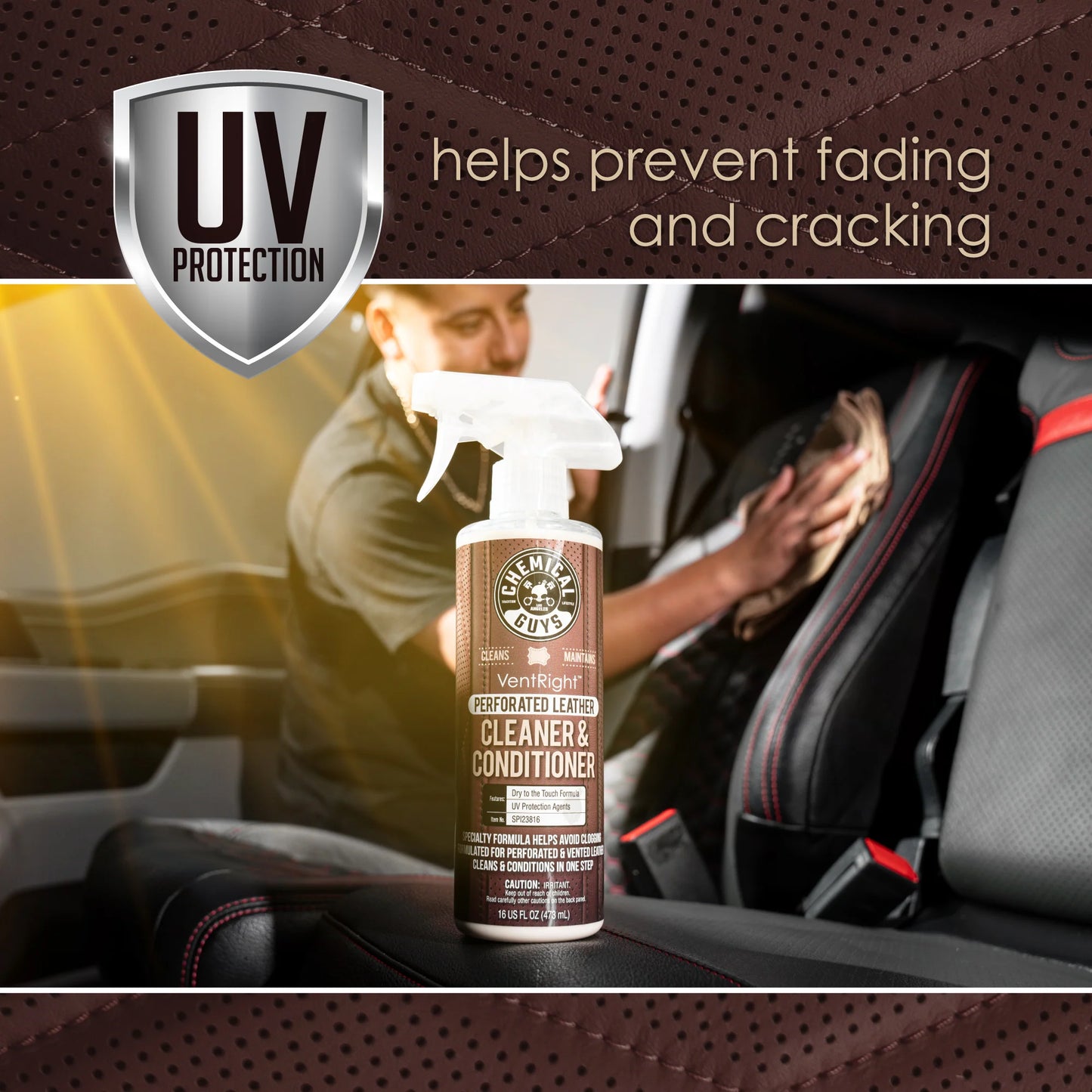Perforated Leather Care Kit