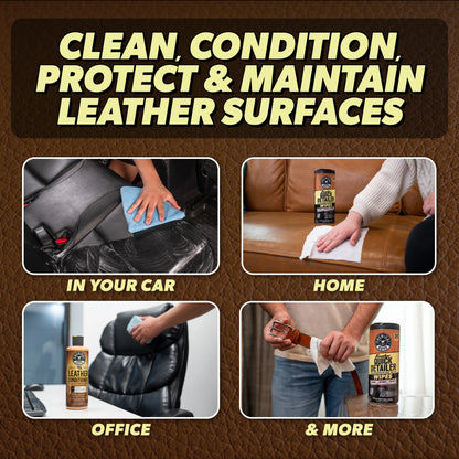 Complete Leather Clean, Condition, & Maintain Kit