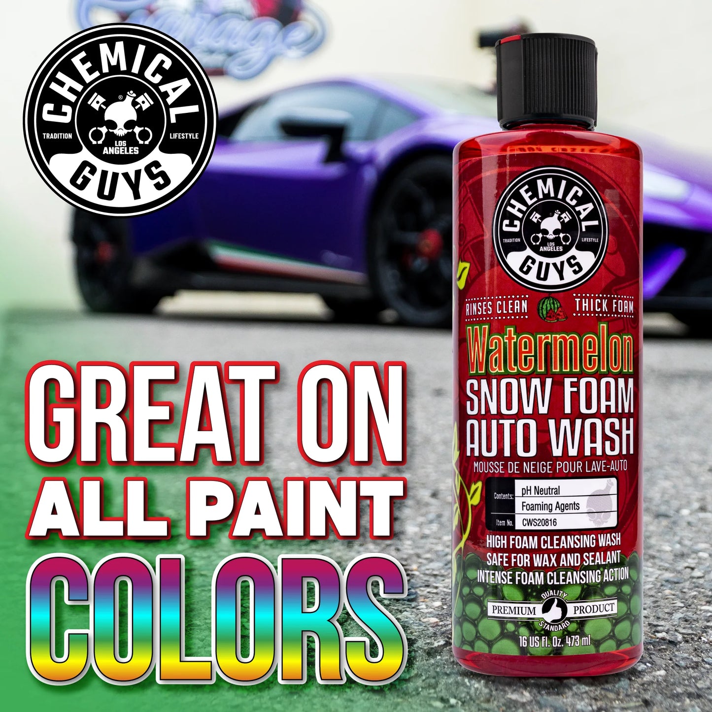 Watermelon Snow Foam Auto Wash