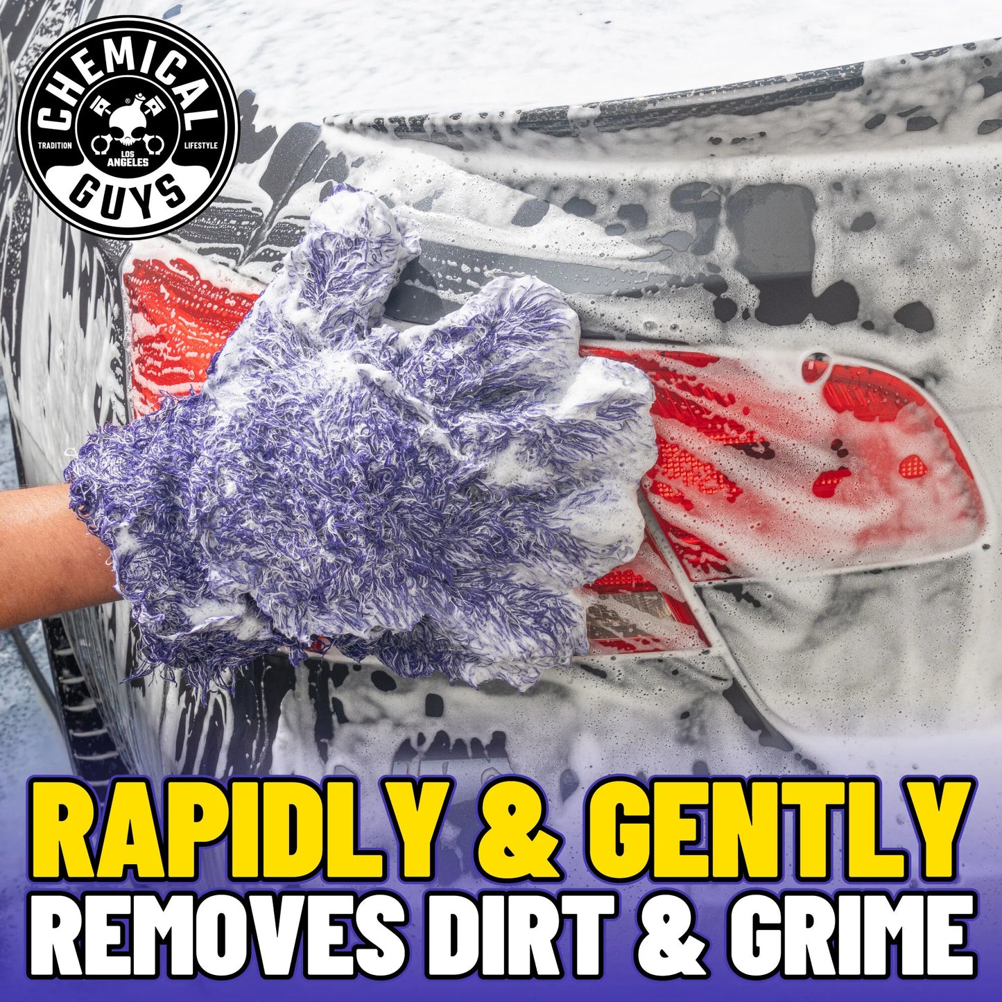 Furry Five Finger Stranger Helpful Handy Detailing Mitt