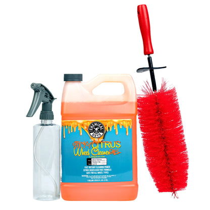 Sticky Citrus Spray Bundle with FREE Red Rocket Wheel and Rim Detailing Brush