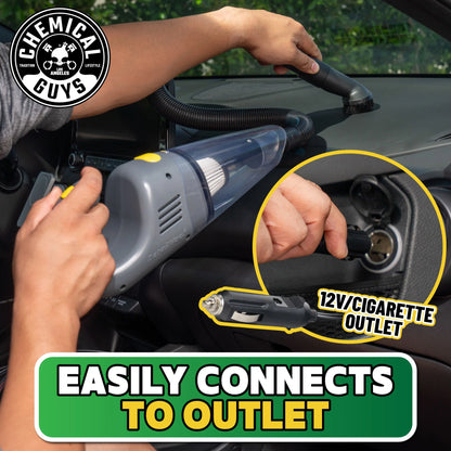 DetailVac Corded Handheld Car Vacuum Cleaner