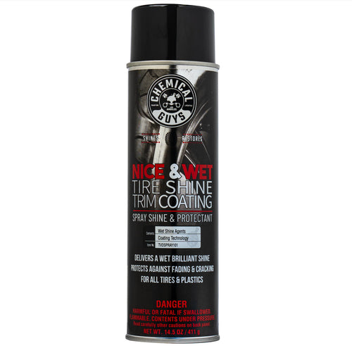 Nice and Wet Tire Shine Trim Coating Spray